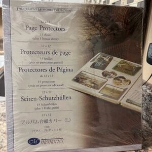 Creative Memories 12 x 12 Clear Page Protectors - Lot of 2